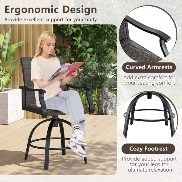The soft padded backrest and seat add comfort the the seating<br>The quick-drying foam prolongs the life of the cushions<br>All-aluminum construction for rustproof durability<br>The aluminum also ensures strong stability and reliable support<br>Hold up to