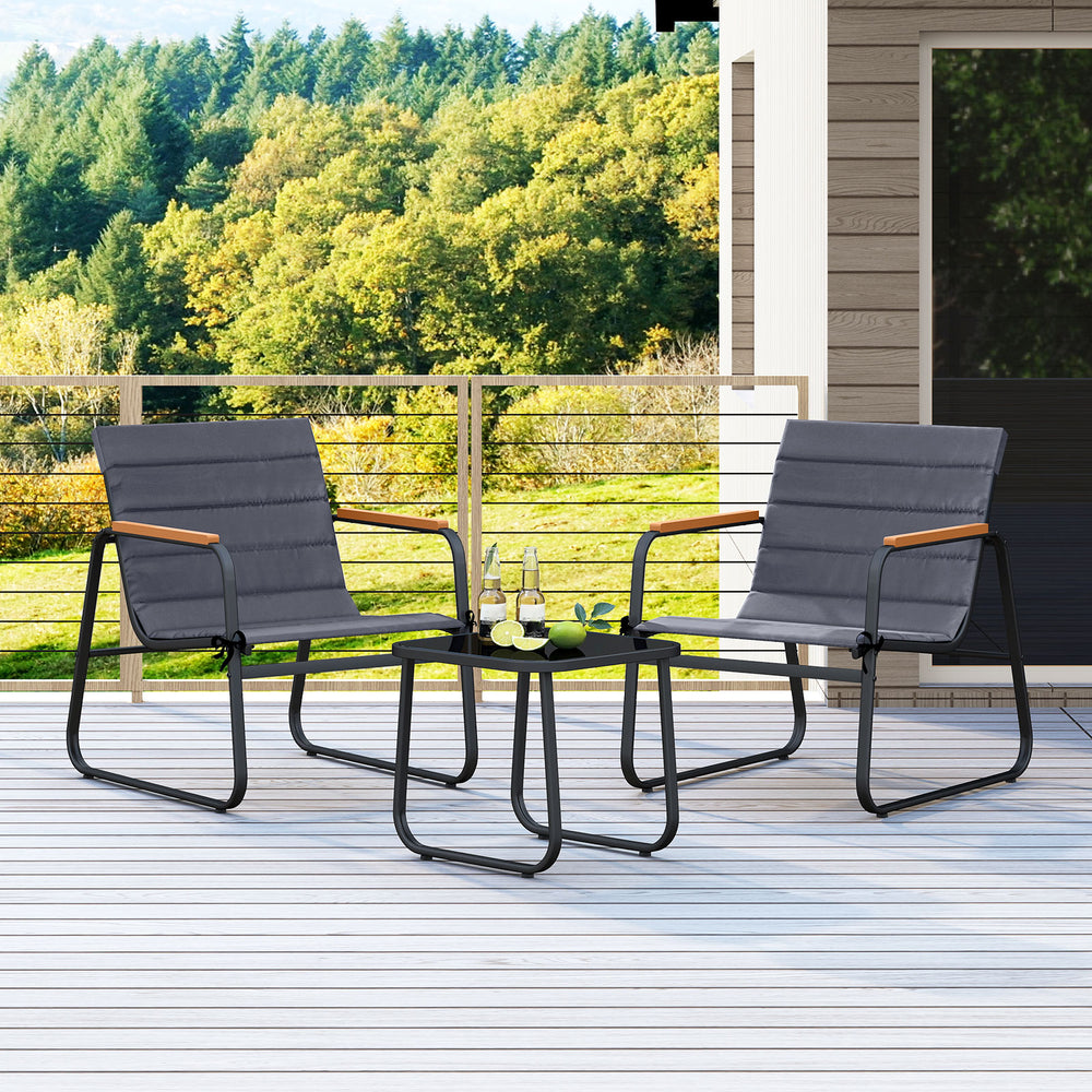 Meet your different seating needs with removable cushions<br>Make you feel comfortable with soft sponges<br>The fixing ties keep the cushions in place<br>Breathable fabric for enhanced comfort<br>Hold up to 330 lbs per chair for reliable support with stur