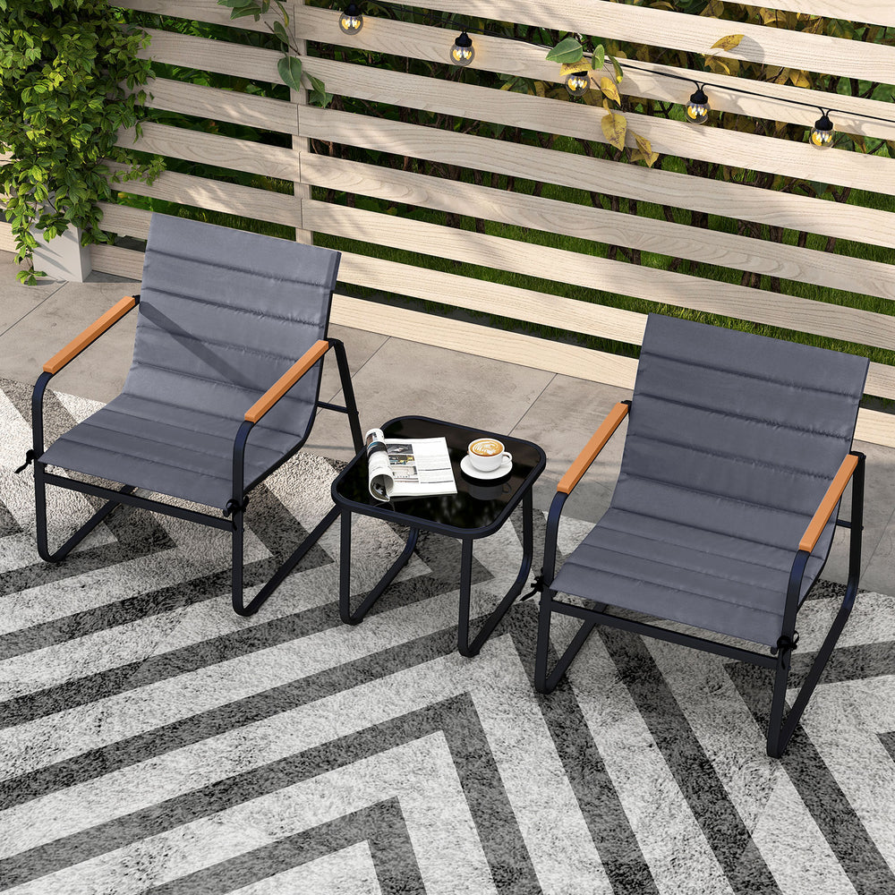 Meet your different seating needs with removable cushions<br>Make you feel comfortable with soft sponges<br>The fixing ties keep the cushions in place<br>Breathable fabric for enhanced comfort<br>Hold up to 330 lbs per chair for reliable support with stur