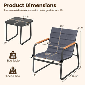 Meet your different seating needs with removable cushions<br>Make you feel comfortable with soft sponges<br>The fixing ties keep the cushions in place<br>Breathable fabric for enhanced comfort<br>Hold up to 330 lbs per chair for reliable support with stur