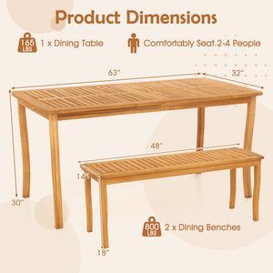 Provide sufficient space for a 6-person dinner party or gathering<br>Support DIY painting for creative and customizable appearance<br>Made from high-hardness acacia wood for reliable durability<br>Rest assured to use thanks to the splinter-free surface<br