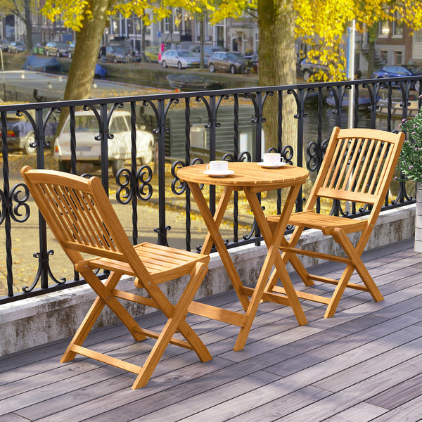 Smooth to the touch thanks to its splinter-free surface of acacia wood<br>Add a touch of natural beauty to your outdoor space<br>Please regularly oil the wood surface for optimal maintenance<br>The folding design makes it easy to store away when not in us