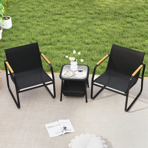 Offer ergonomic comfort with a 105Â° inclined backrest<br>The 21" wide seating area ensures ample seating space<br>Plastic wood armrests for extra coziness and elegance<br>Breathable mesh fabric keeps you cool in summer<br>Fade-resistant and wear-resistan
