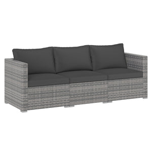 Hand-woven and sun-protective PE rattan for lasting use and beauty<br>Sponge-filled back and seat cushions offer additional coziness<br>Easy to remove and wash cushion covers with convenient zippers<br>Built-in armrests provide more support and relaxation