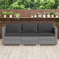 Hand-woven and sun-protective PE rattan for lasting use and beauty<br>Sponge-filled back and seat cushions offer additional coziness<br>Easy to remove and wash cushion covers with convenient zippers<br>Built-in armrests provide more support and relaxation