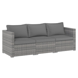 Hand-woven and sun-protective PE rattan for lasting use and beauty<br>Sponge-filled back and seat cushions offer additional coziness<br>Easy to remove and wash cushion covers with convenient zippers<br>Built-in armrests provide more support and relaxation