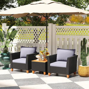 The heavy-duty steel frame adds sturdiness to the sofa set <br>Premium rattan is breathable and can serve for a long time <br>Soft sponge cushions will provide you excellent comfort <br>Cover with the zipper of the cushion is convenient to be washed <br>W