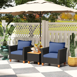 The heavy-duty steel frame adds sturdiness to the sofa set <br>Premium rattan is breathable and can serve for a long time <br>Soft sponge cushions will provide you excellent comfort <br>Cover with the zipper of the cushion is convenient to be washed <br>W