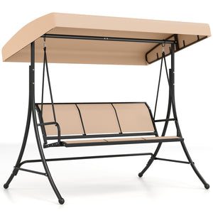Spacious design can seat up to 3 persons at the same time<br>Adjustable canopy offers optimal sunshade throughout the day<br>Easy to adjust the angle of the canopy using the knob<br>Premium polyester canopy that is sun-proof and waterproof<br>Comfortable 
