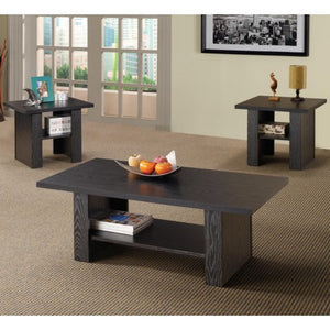 Occasional Table Sets Contemporary 3 Piece Occasional Table Set