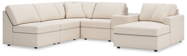 Looking cool and contemporary is great. But when it comes down to it, youâ€™re all about low-maintenance lounging. With the performance fabric on this sectional with chaise, cleaning spills is a breeze. Its customizable modular design caters to your ever-