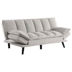Laredo - Upholstered Tufted Convertible Sofa Bed - Light Gray