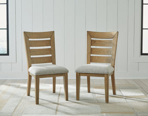  with a rustic oak finish defining the curved ladderback. And the chair-'s color palette is stunningly simple