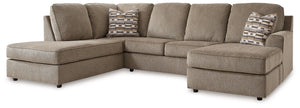 Complete your at-home retreat with this casually chic sectional with chaise. The luxe herringbone chenille upholstery is indulgently plush to the touch. With its clean-lined construction, this sectional seamlessly pairs with contemporary aesthetics, makin