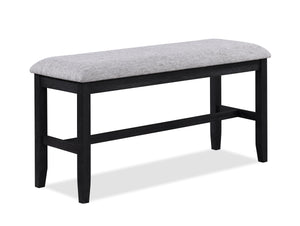 Buford - 6 Piece Dining Room Set - Charcoal / Light Gray