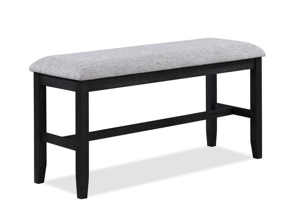 Buford - 6 Piece Dining Room Set - Charcoal / Light Gray