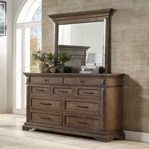 Mar Vista - Dresser & Mirror - Walnut