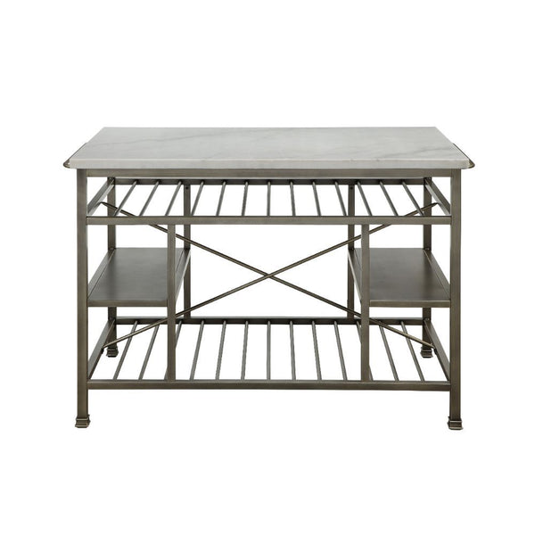  the design is both stylish and functional. The metal frame adds a touch of industrial imp