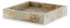Sleek and sculptural, this marble tray puts a casual contemporary twist on both display and dining. Itâ€™s a luxe host for keys and other essentials on an entryway table, and equally chic when holding small decorative items. Whatâ€™s more: its food-safe d