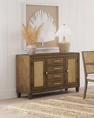  it boasts a center core of four drawers