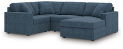 Looking cool and contemporary is great. But when it comes down to it, youâ€™re all about low-maintenance lounging. With the performance fabric on this sectional with chaise, cleaning spills is a breeze. And its customizable modular design caters to your e