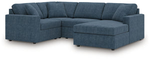 Looking cool and contemporary is great. But when it comes down to it, youâ€™re all about low-maintenance lounging. With the performance fabric on this sectional with chaise, cleaning spills is a breeze. And its customizable modular design caters to your e