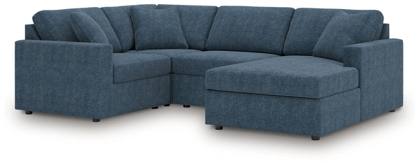 Looking cool and contemporary is great. But when it comes down to it, youâ€™re all about low-maintenance lounging. With the performance fabric on this sectional with chaise, cleaning spills is a breeze. And its customizable modular design caters to your e