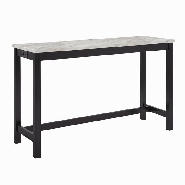 Celeste - 4 Piece Dining Set (Theater Bar Table & 3 Stools) - Gray
