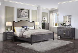  the headboard is upholstered with quality faux leather with cohesive features which will pulls the entire desig