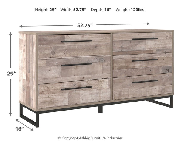  at a comfortably cool price. The butcher block whitewash finish over replicated pine grain lends a richly relaxed aesthetic that suits your sensibility. Dark pewter-tone drawer pu