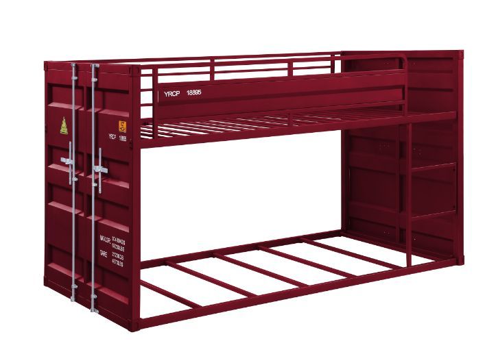 Number of Slats: 20+7 Distance From Buttom of Top Bunk to Floor: 32-" Recommended Mattress Thickness: 6-" Top 8-" Bottom<br/><br/><b>Product Features</b><ul><li>Mattress is Not Included *Right Front Facing Ladder *Recommended Mattress Thickness: 6-" Top, 