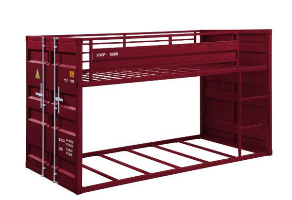 Number of Slats: 20+7 Distance From Buttom of Top Bunk to Floor: 32-" Recommended Mattress Thickness: 6-" Top 8-" Bottom<br/><br/><b>Product Features</b><ul><li>Mattress is Not Included *Right Front Facing Ladder *Recommended Mattress Thickness: 6-" Top, 