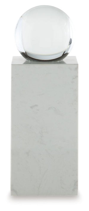 Sellner - Clear / White - 12" Sculpture