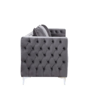 Bovasis - Sofa - Gray Velvet