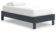 Immerse yourself in this twin platform bed, where Shaker-style design meets a stunning navy blue finish. The crisp lines effortlessly complement farmhouse, coastal and transitional decor. Sleek in its simplicity, it suits your desire for a fresh bedroom s