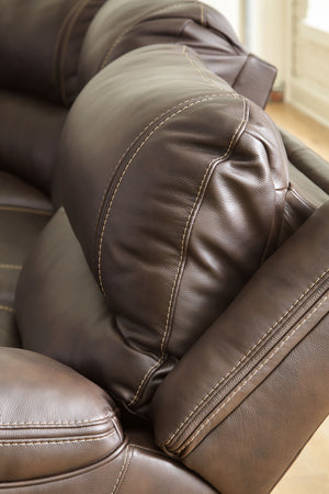Dunleith - Chocolate - 3-Piece Power Reclining Sofa