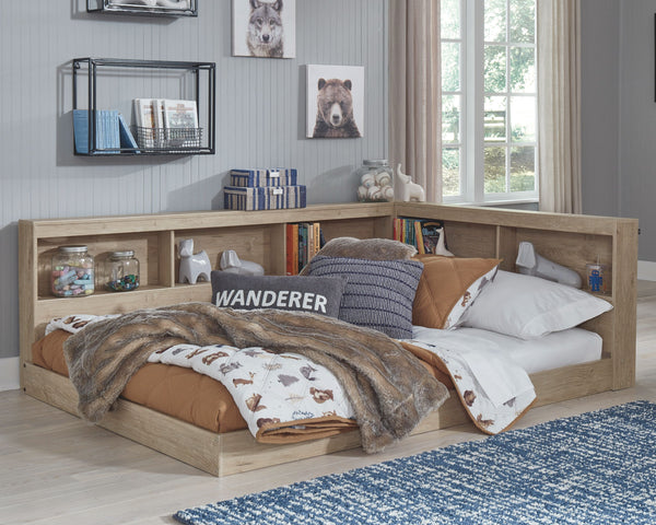  space-saving choice for those with an eye for contemporary design. Integrated storage headboard and bookcase side rail work wonders for calming the clutter