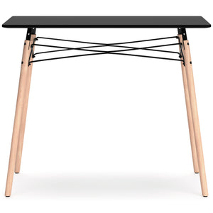 Jaspeni - Black / Natural - Home Office Desk