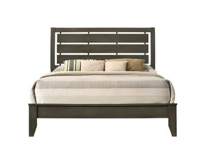  featuring a modern slatted headboard design