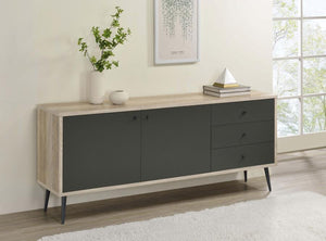  airy energy and minimalist Scandi design combine to create a chic storage solution for any room. A modern accent cabinet features a pine wood finish case that-'s cool and neutral
