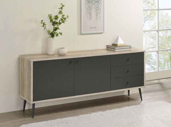  airy energy and minimalist Scandi design combine to create a chic storage solution for any room. A modern accent cabinet features a pine wood finish case that-'s cool and neutral