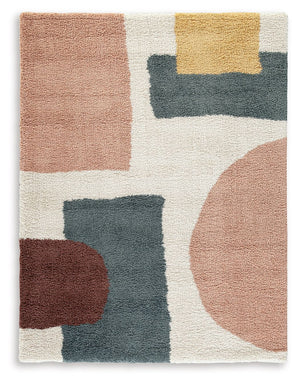 It feels awfully good to sink your toes into the high-pile plushness of this contemporary rug. With its eye-catching design, this floor centerpiece brings a sense of shag softness and geometric flair that sets your home apart.<br/><br/><b>Product Features