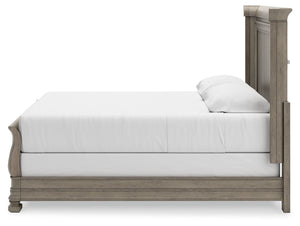Lexorne - Gray - King Sleigh Bed