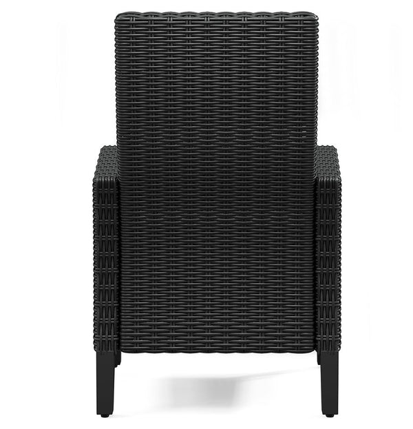 Beachcroft - Black / Light Gray - Arm Chair With Cushion (Set of 2)