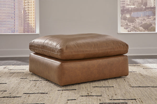 Emilia - Caramel - 3 Pc. - 2-Piece Sectional Loveseat