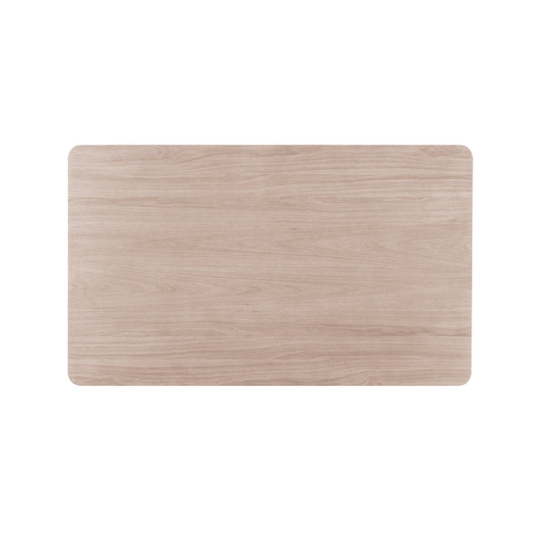  minimalist design of the 60-inch dining table and accompanying 4