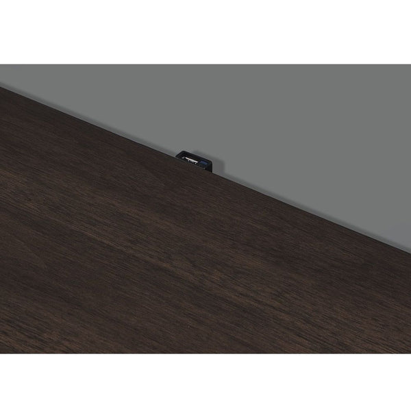 Carena - Nightstand With USB - White & Brown