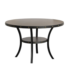 The Crispin Dining Set is a versatile and stylish choice for any home. It is available in three different heights: dining, counter, and bar, giving you the option to choose the one that best fits your space and needs. The set includes dining chairs, count