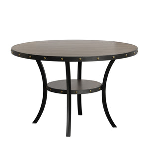 The Crispin Dining Set is a versatile and stylish choice for any home. It is available in three different heights: dining, counter, and bar, giving you the option to choose the one that best fits your space and needs. The set includes dining chairs, count