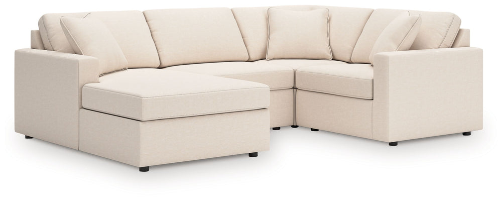 Looking cool and contemporary is great. But when it comes down to it, youâ€™re all about low-maintenance lounging. With the performance fabric on this sectional with chaise, cleaning spills is a breeze. And its customizable modular design caters to your e